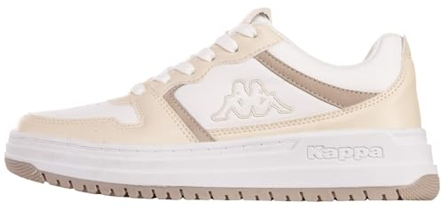Kappa Unisex Darlington Women Sneaker, Weiß, 39 EU