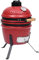 ZEYUAN 2 en 1 Barbacoa ahumadora Kamado de cerámica, Barbacoas De Carbon Y Leña, Barbacoa Portatil, Barbacoas Terrazas Pisos, Parrilla Barbacoa, Barbacoas Exterior, Rojo 56 cm