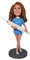 mydedor Wackelkopf-Figur, hochwertiges Polymer, personalisierbar, Geschenk für Krankenschwester, Auto, Armaturenbrett, Wackelkopf-Figur, handgefertigtes Geschenk für Freunde
