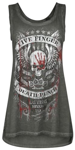 Five Finger Death Punch No Regrets Frauen Top grau S 100% Baumwolle Band-Merch, Bands
