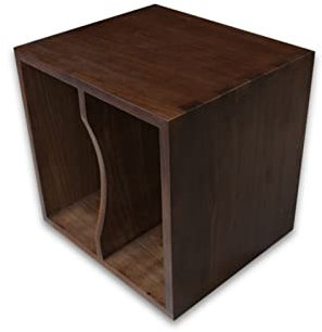 WAOCEO CD Box Armadietto portaoggetti classico nostalgico impilato Armadietto portaoggetti for dischi in vinile LP Armadietto portaoggetti for CD Armadietto portaoggetti audio Porta CD e porta DVD