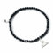 HARRY POTTER Kristallarmband mit Anhänger aus Sterlingsilber mit Heiligtümer des Todes, Einheitsgröße, Sterling-Silber