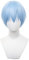 Anime Himmel Cosplay Perücke für Sousou no Frieren, kurze blaue Haarperücken für Männer und Jungen