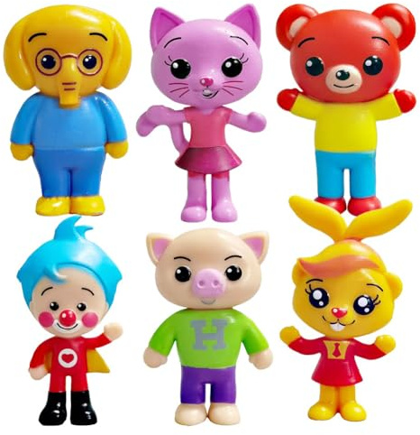 Clowns Mini Spielzeug,Cupcake Cake Topper,Kuchen Dekoration,Clown Zauberer Tortendeko,Action Figures Set,Mini Spielzeug für Kinder Party Dekoration