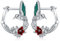 Kolibri Ohrringe für Damen 925 Sterling Silber Kolibri Creolen Leverback Ohrringe Schmuck Geschenke für Mädchen (Kolibri Ohrringe)