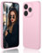 DESSEN Cover per Xiaomi Redmi 13 4G / Xiaomi Poco M6 4G - Liquido Silicone Custodia Antiurto Protezione Case Sottile e Morbida TPU Bumper con Fodera Microfibra Antigraffio, Rosa