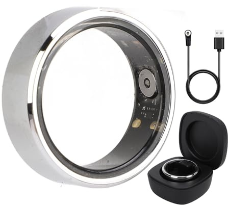 Smart Ring, Smart Ringe für Männer und Frauen, Gesundheits-Tracker-Ring Zur Überwachung von Fitness, Schlaf und Herzfrequenz, Fitness-Ring mit 7 Tagen Akkulaufzeit, Wasserdicht,