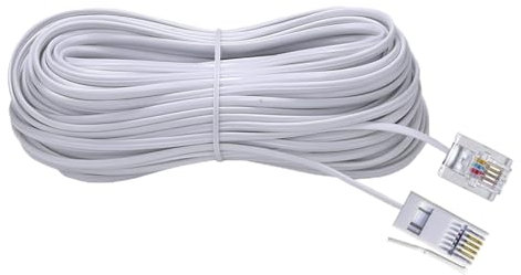 Dcszgzw BT Phone to RJ11 Cable 6P2C,Internet Cable for BT,Internet,Broadband,Modem,Router and Landline Telephone (XRS1-MYX-10M-4X)
