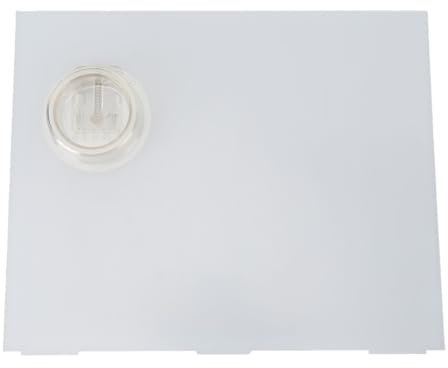 RV Screen Door Slider Panel, 239061 Plastic RV Screen Clear Door Slide Panel, 12inch X 9.75inch, Easy to Install Slider Panel, RV Screen Door Parts with Push Down Knob Opener