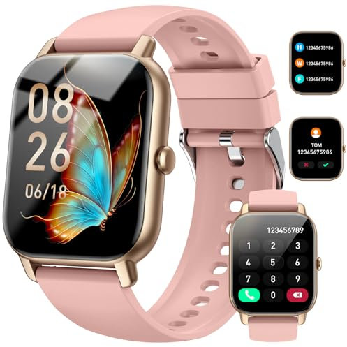 Togala Montre Connectée Homme Femme avec Appels Bluetooth, 1,96 Pouces Smartwatch