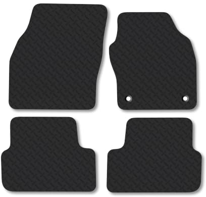 Seat Ibiza (2017+) 5mm Rubber Car Mats | Heavy Duty Rubber Tailored Fit Floor Mats Full Coverage Durable Waterproof Accessories Easy Clean Anti Slip Made in the UK