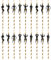 Jga Accessoires Frauen, 18 Stück Muskelmann Papierstrohhalme, Jga Deko, Bachelorette Party Accessories, Mädelsabend Deko, Jungesellinenabschied Accessoires (Stil 1)