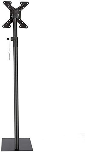Universal Swivel Table Top TV Stand Stainless Steel TV Floor Shelf for 15 42 Inches TVs Black Bed TV Floor Stand End of Bed Up to 25KG