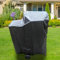 Cubierta de barbacoa para Char-Griller E1515 para parrilla de carbón Patio Pro, cubierta de parrilla de barbacoa 420D resistente a la intemperie con rejilla de ventilación superior, pieza de repuesto