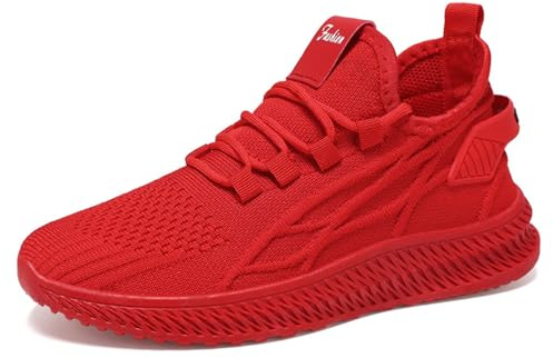 Espadrilles Femme Basket Femme Orthopedique Confortable Femmes Chaussures Adulte Femelle Longue Pantoufle Chaussettes pour Femmes D'été Couleur Unie sans Lacet Décontracté Bout Rouge 37