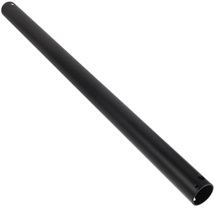 NUOBESTY Ceiling Fan Extension Downrod 18 Inch Matte Black Metal Rod with Seamless Aesthetic and Universal Compatibility for Apartments and Renovated Homes