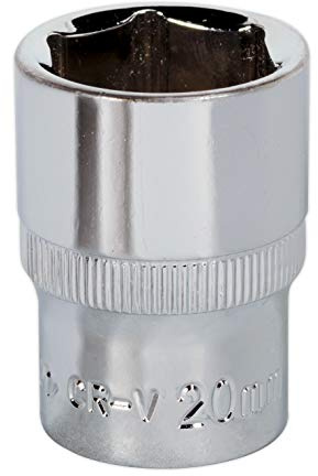 Sealey Sp1220 Walldrive Socket 20Mm 1/2Sq Drive Fully Polished