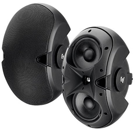 Electro-Voice EVID 6.2T 300W 70V/100V Dual 6 inch Install Speaker - Black (pair)