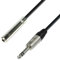 Adam Hall Cables 4 STAR BOV 0600 - Cable de Extensión para Auriculares de Jack 6,3 mm estéreo a Jack 6,3 mm estéreo 6 m