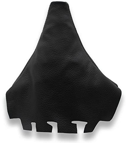 JPstraps - Funda Palanca Cambios de Marchas Accesorios para Interior Coche Cuero Piel Color Negro Compatible con Seat Ibiza (2002-2008)