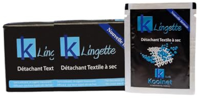 K LINGETTE - Lingette détachante à sec pour vêtements (x20)