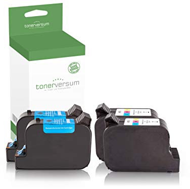 4 Tintenpatronen kompatibel zu HP 45 78 51645AE C6578AE OfficeJet G55 G85 G95 K60 K80 XI PhotoSmart 1000 1100 1115 CVR 1215 VM 1218 XI 1315 Fax 1220 XI | Schwarz 42ml | Color 42ml