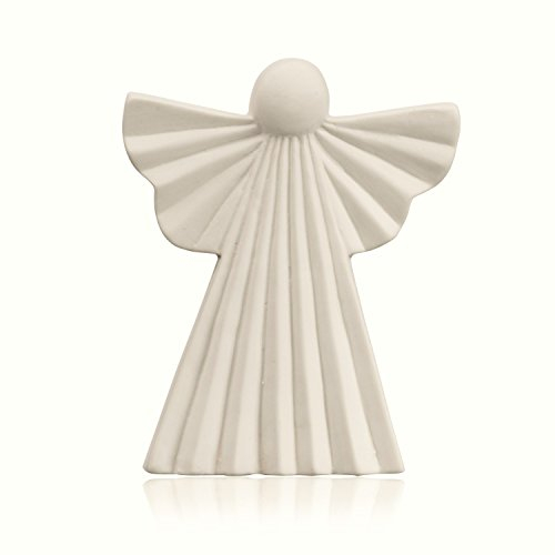 Sandra Rich, Keramik- Engel Timeless 15,5 cm. Deko Engel, Christkind in Creme, Weiss. 10600-4-40