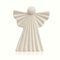 Sandra Rich, Keramik- Engel Timeless 15,5 cm. Deko Engel, Christkind in Creme, Weiss. 10600-4-40