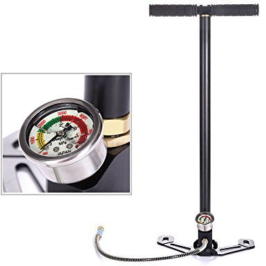 3 Stage PCP Air Gun Pumps Rifle Filling Stirrup Charging Hose Inflatable Balls Car Motorcycle Tyre Gas Pump
