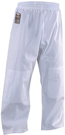 DanRho Pantalon de judo classique blanc, Blanc., 180