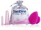 Set Coppettazione Viso Silicone - Coppettazione Massaggio - Riduzione Doppio Mento - Coppetta Cellulite - Coppette Anticellulite - Vacuum Viso e Corpo - Cupping Kit da Sandine (Rosa 5 pezzi)