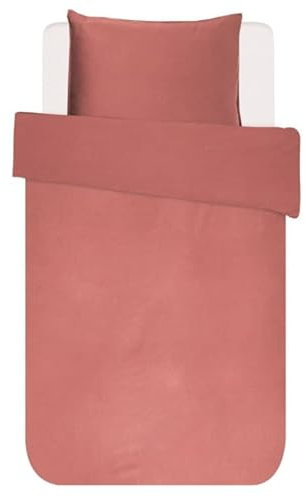 ESSENZA Minte Satin-Bettwäsche 140x200 / 70x90 (at) Dusty Rose