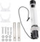 DIY Computer Wasserkühlung Behälter Reservoir Kit, CPU 240mm Pumpensystem G1/4 Gewinde Leise Auslaufsicher Isolierende Wärmetauscherpumpe Tankanschluss, 800L/H Durchfluss für Computer PC