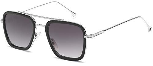 SHEEN KELLY Retro Sonnenbrille Square Eyewear Metallrahmen Klassische Sonnenbrille Für Männer Frauen Sonnenbrille 1:1