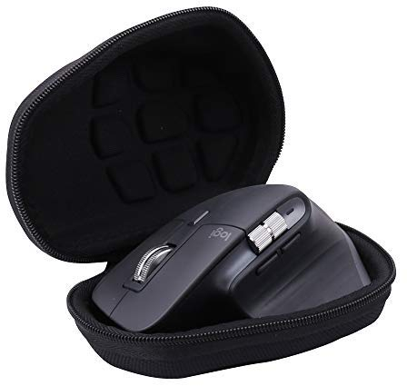 Aenllosi Hart Tasche Hülle für Logitech MX Master/Master 2S/Master 3/Master 3S Kabellose Maus (Schwarz)