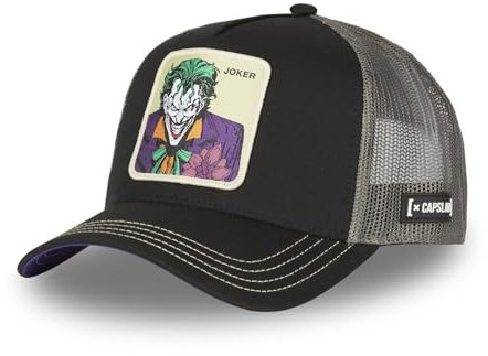 Capslab Joker DC Batman Schwarz Trucker Cap - One-Size