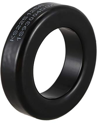 Transformator Choking Coil Teile Toroid Ferritkern AS225-125A Schwarz