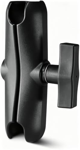 Strg 3,8 cm Kugel-Doppel-Steckschlüsselarm, 14,5 cm Länge, Aluminiumlegierung, Doppelbuchsenarm, mittlerer Arm, leistungsstarke Klemme, kompatibel mit RAM-Halterung, 3,8 cm / C-Größe, 38 mm