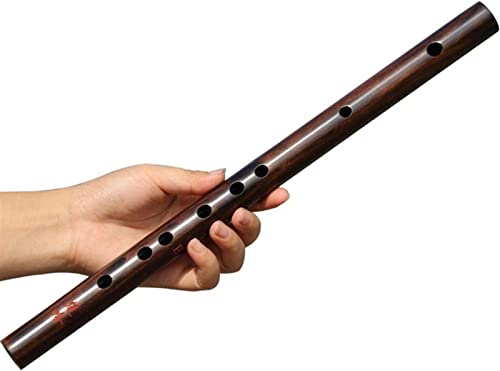 Chinesische Querflöten Retro-Flöte Mahagoni-Flöte High-End-Massivholz-Piccolo-Kinder Erwachsene Anfänger alte Art kleine Musikinstrumente ohne Membranlöcher (Size : F Tone)
