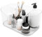 Umbra Glam Kosmetik Organizer, Accessoire Aufbewahrung, Make Up Aufbewahrungsbox mit herausnehmbarem Innenteil, Glas, Transparent, Einheitsgrösse