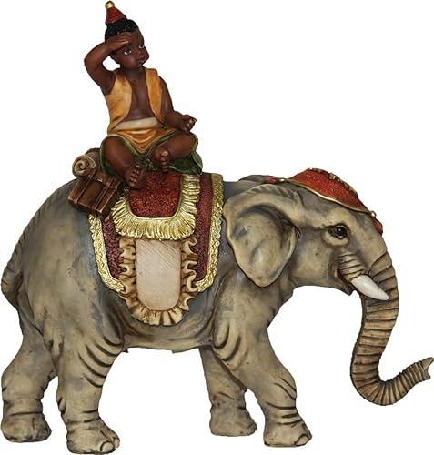 Dekoprojekt Krippenfigur JOK:Elefant mit Mohr