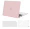 MOSISO Coque Compatible avec MacBook Air M4 M3 M2 13 Pouce A3240 A3113 A2681 2022 2023 2024 2025,Étui Rigide Housse de Protection pour MacBook Air 13,6 &Clavier&Protecteur D'écran,Bébé Rose