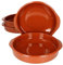 4er Set Tapas Tonschalen Cazuelas mit Henkel 12 cm
