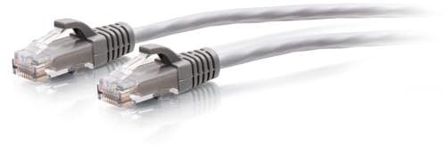C2G 0.9M (3Foot) CAT6A Extra Flexible Slim Ethernet Cable, Ideal for use with Router, Modem, Internet,Wifi boxes, Xbox, PS5, Smart TV, SKY Q, IP Camera. Delivering Ultra Fast Internet Speeds. GREY