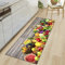 WLXWYXZB Küchenteppich Obst und Gemüse 40x120cm Waschbar rutschfest Küchenläufer Gedrucktes Muster Küche Bodenmatte Läufer Teppich