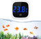 Termómetro de Acuario, ORIA Dispositivo de Medición de Temperatura de Acuario con Pantalla Táctil LED, Sensor de Temperatura Preciso, Mini Termómetro Marino para Agua Dulce de Acuario de Agua Salada