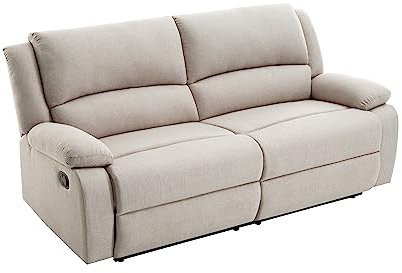 LOUNGITUDE Sofas, Holz, Beige, 193 x 93 x 96 cm