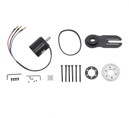 Chynalys Bürstenlose Motorhalterung für Elektro-Skateboard, 35KM/H Elektrisches Skateboard-Motorhalterung Hall Induction, Dualsystem-Treiber Skateboard-5065-Motor für Elektroroller Skate Board