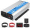 GIANDEL 3000W Convertisseur 24V 220V Pur Sinus Onduleur Onde Sinusoïdale Pure Transformateur Compatible Lithium-Batterie pour La Maison, RV, Camion, Hors Réseau Solaire avec 9 mètres Télécommande