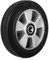 Pallit Lenkrolle für Hubwagen Gummi 200x50mm Achse 20mm inkl. Kugellager